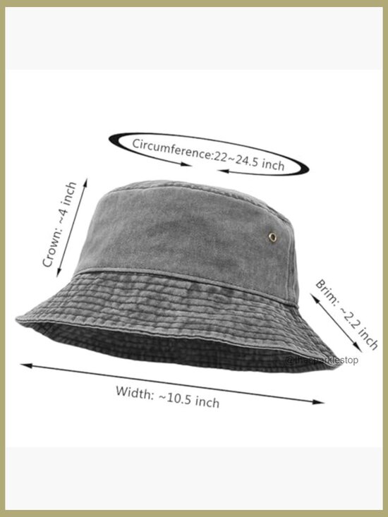 100% Cotton Packable Bucket Hat Sun Protection Wide Brim main image 4